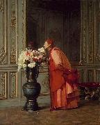 Jehan Georges Vibert An Embarrassment of Choices, or A Difficult Choice Germany oil painting artist